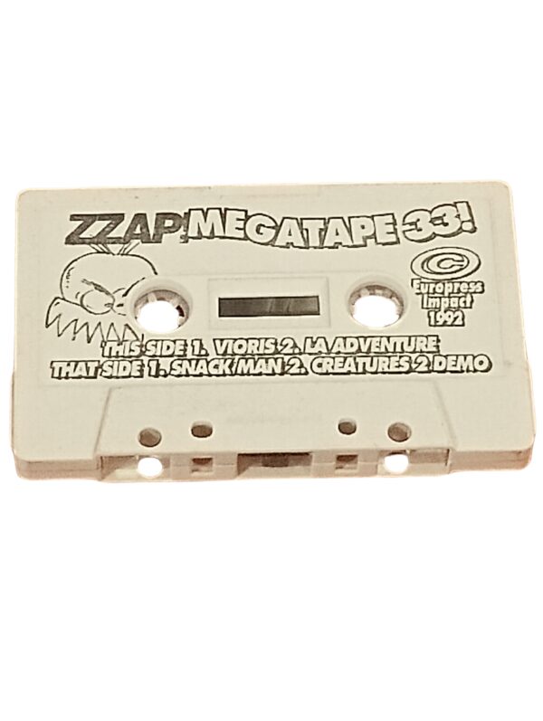 ZZAP! Megatape 33 (1992, Commodore 64 Cassette) – Europress Impact Magazine Tape
