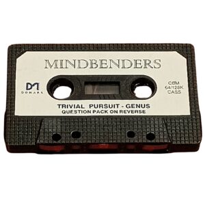 Mindbenders: Trivial Pursuit – Genus (CBM 64/128K Cassette) – Vintage Trivia Game by Domark