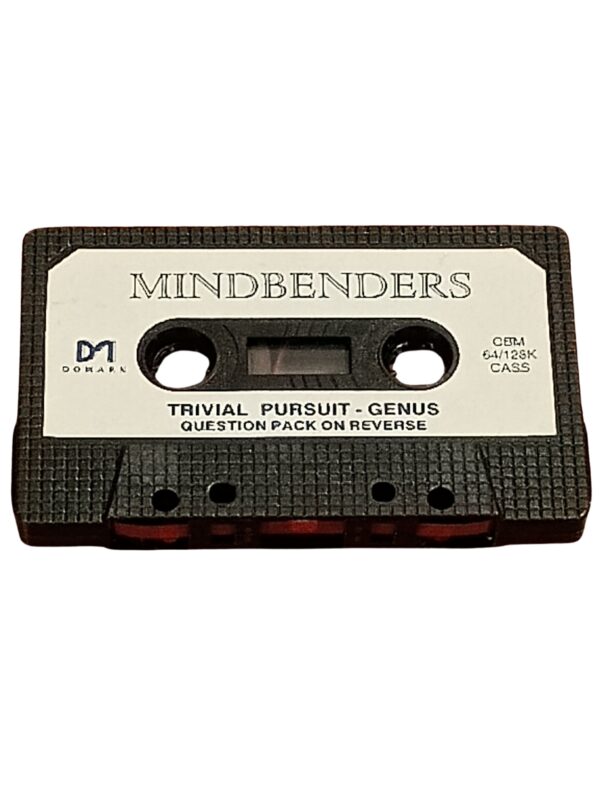 Mindbenders: Trivial Pursuit – Genus (CBM 64/128K Cassette) – Vintage Trivia Game by Domark