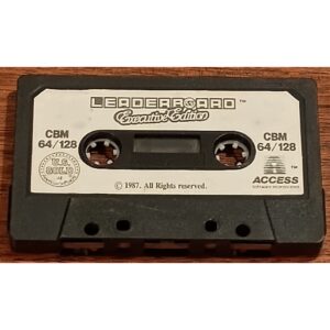 Leaderboard Executive Edition (CBM 64/128 Cassette) – 1987 Golf Simulation by Access & U.S. Gold