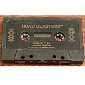 Road Blasters (CBM 64/128 Cassette) – Explosive Arcade Racer by Kixx & Atari Games