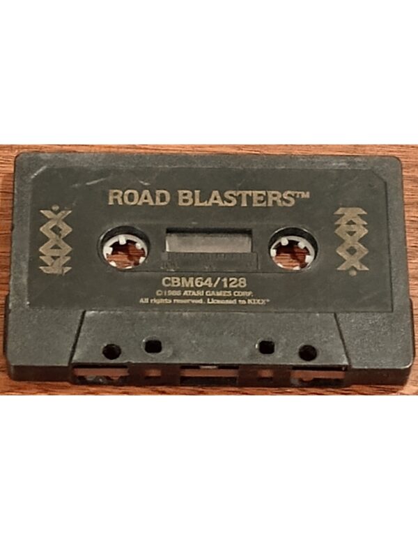 Road Blasters (CBM 64/128 Cassette) – Explosive Arcade Racer by Kixx & Atari Games