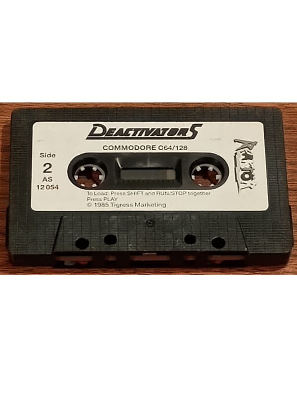 Deactivators (Commodore 64/128 Cassette) – 1985 Puzzle Strategy Game by Tigress / Ariolasoft