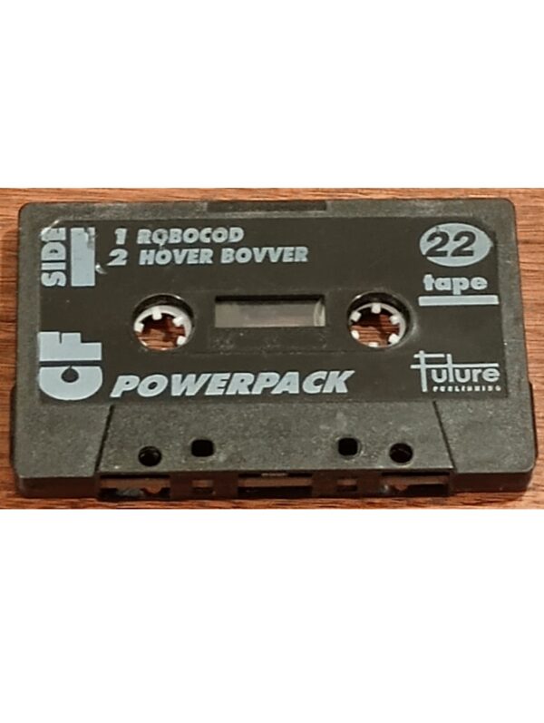 Power Pack Tape 22 – Commodore 64 Cassette (Robocod & Hover Bovver) – Future Publishing