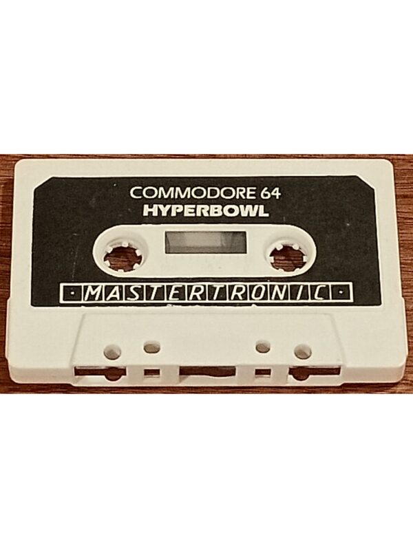 Hyperbowl (Commodore 64 Cassette) – Futuristic Sports Action by Mastertronic