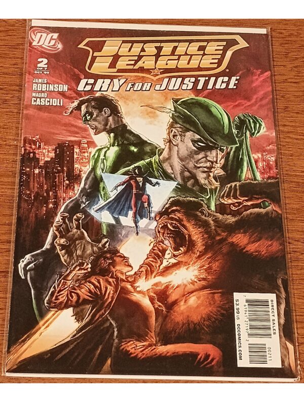 Justice League: Cry for Justice #2 (2009) – DC Comics by James Robinson & Mauro Cascioli