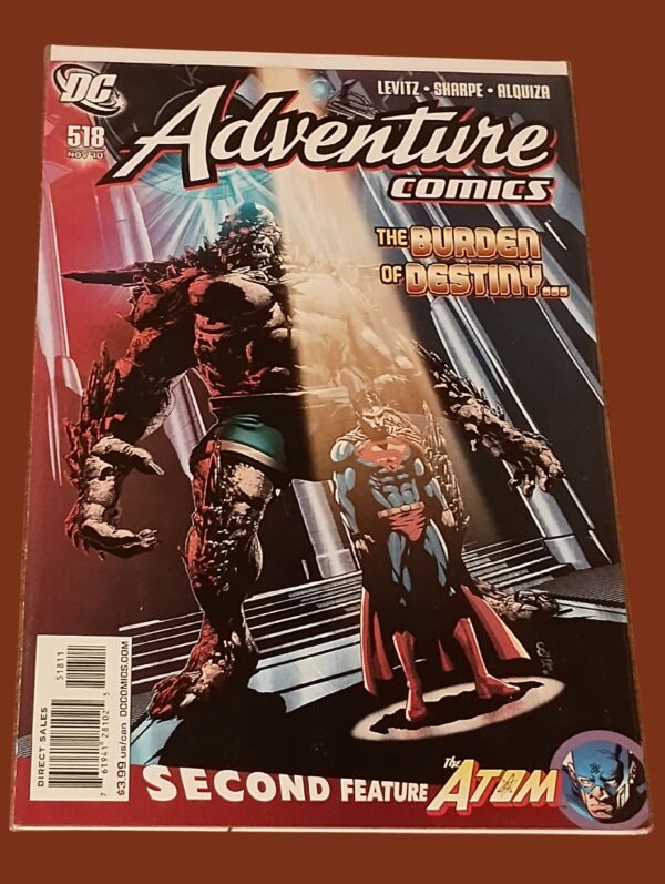 Adventure Comics #518 (2010) – The Burden of Destiny | DC Comics | Second Feature: The Atom