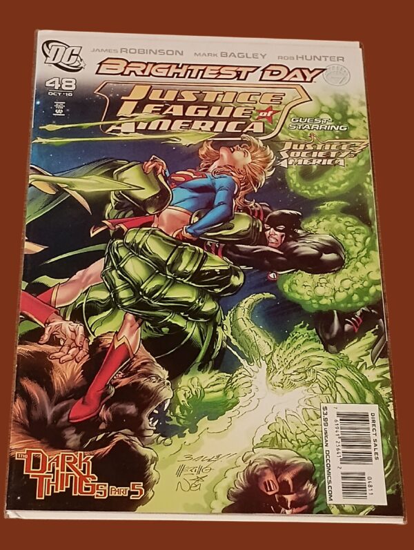 Justice League of America #48 – Brightest Day Tie-In | “Dark Things” Part 5 | DC Comics (2010)