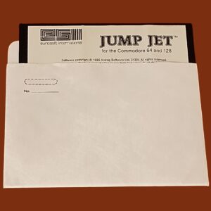 Jump Jet (1986) – Commodore 64/128 Floppy Disk | Eurosoft International / Anirog Software