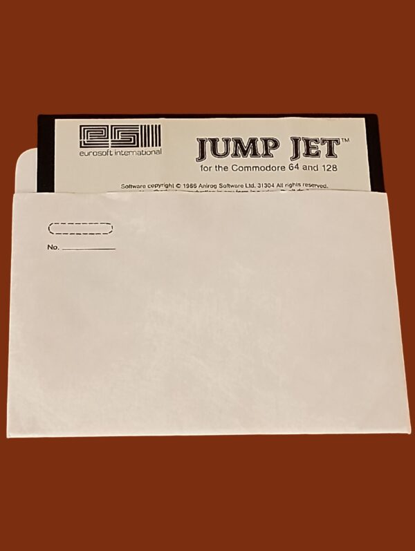 Jump Jet (1986) – Commodore 64/128 Floppy Disk | Eurosoft International / Anirog Software