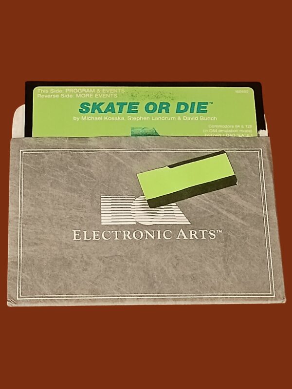 Skate or Die (1987) – Commodore 64/128 Floppy Disk | Electronic Arts Classic