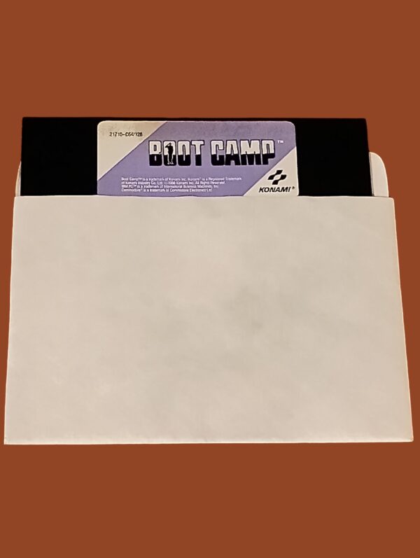 Boot Camp – Commodore 64/128 Floppy Disk | Konami Vintage Military Action Game