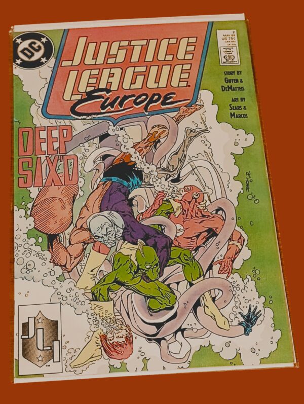 Justice League Europe #2 – DC Comics (1989) | “Deep Six’d” | JLI Spin-Off Issue