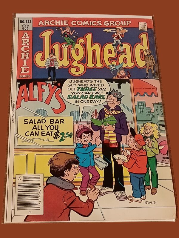 Jughead #322 (1983, Archie Comics) – Salad Bar Legend & Signature Appetite!