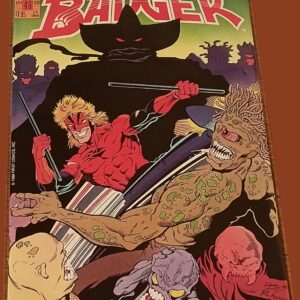 Badger #46 (April 1989, First Comics) – Mike Baron & Ron Lim Monster Battle Mayhem!