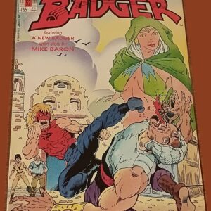 Badger #52 (Oct. 1989, First Comics) – Mike Baron Short Story + Epic Martial Arts Mayhem