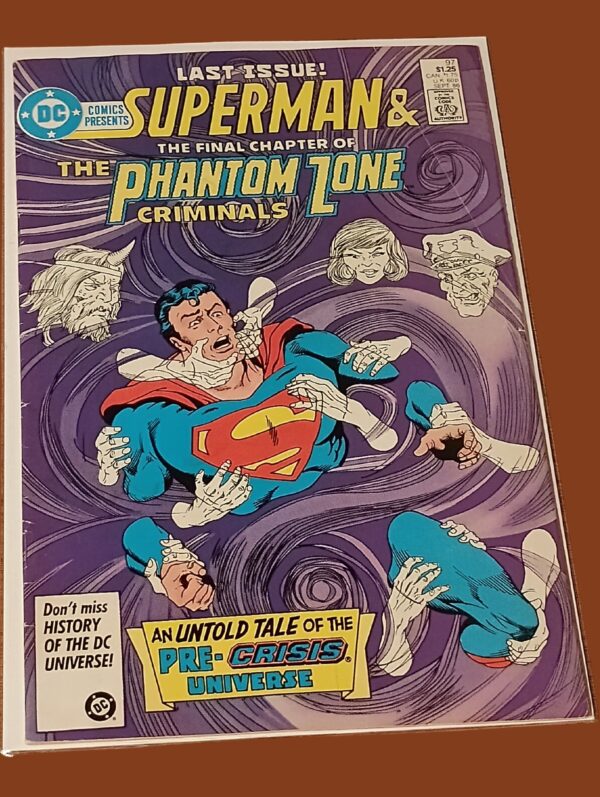 DC Comics Presents #97 – Last Issue! Superman & The Phantom Zone Criminals (1986)