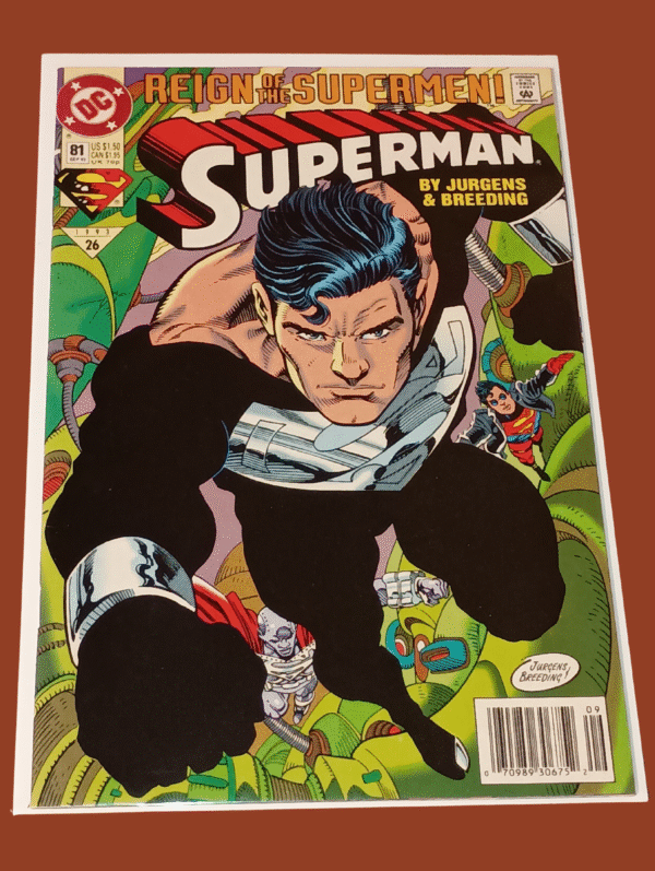 Superman #81 (1993) – Reign of the Supermen! Steel vs. the Cyborg Superman
