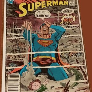 Superman #408 (1985) – DC Comics – Post-Apocalyptic Classic