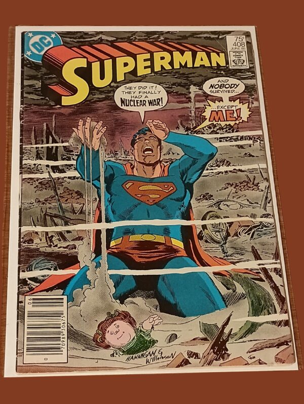 Superman #408 (1985) – DC Comics – Post-Apocalyptic Classic