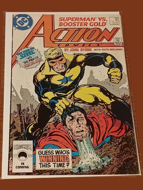 Action Comics #594 – Superman vs. Booster Gold | DC Comics 1987