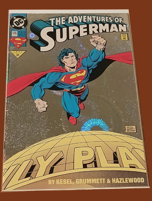 The Adventures of Superman #505 – DC Comics 1993 | Die-Cut Collector’s Cover
