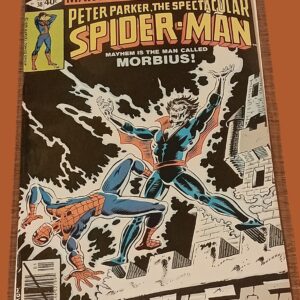 Peter Parker, The Spectacular Spider-Man #38 – Mayhem with Morbius! | Marvel Comics 1980