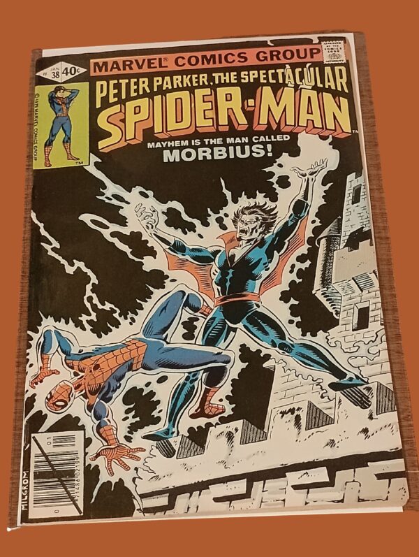 Peter Parker, The Spectacular Spider-Man #38 – Mayhem with Morbius! | Marvel Comics 1980