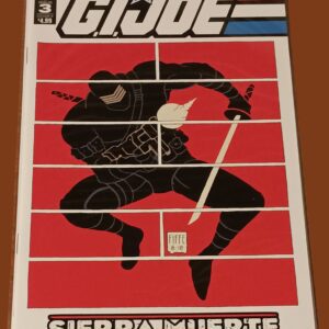 G.I. Joe: Sierra Muerte #3 IDW Comics – Michel Fiffe Snake Eyes Cover