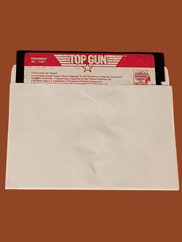 Top Gun (1987) – Commodore 64/128 Floppy Disk | Ocean Software | Thunder Mountain