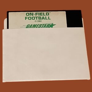 On-Field Football (1984) – Commodore 64/128 Floppy Disk | Gamestar Sports Sim