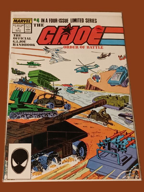 G.I. Joe: Order of Battle #4 Marvel Comics – Vehicles, Weapons & Tech Profiles