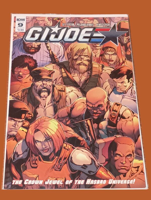 G.I. Joe #9 (2017) Cover C – Milonogiannis Variant – Final Issue IDW Publishing