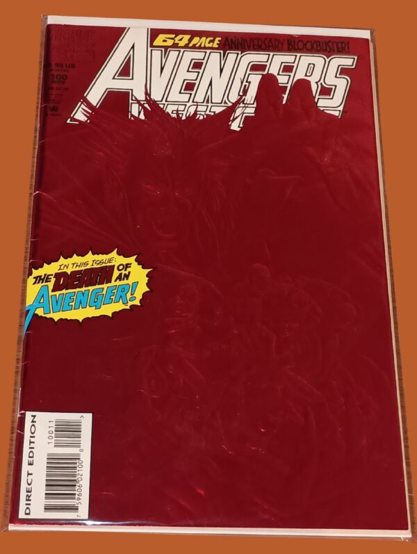 Avengers West Coast #100 (1993) – Marvel 64-Page Anniversary Special – Foil Embossed Cover!