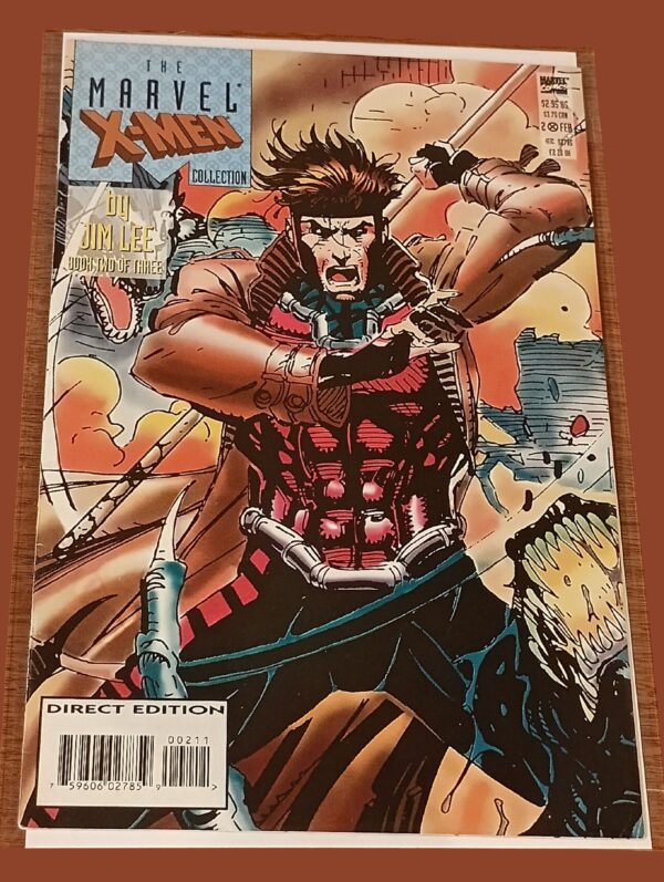 The Marvel X-Men Collection by Jim Lee #2 | Gambit Cover | February 1995