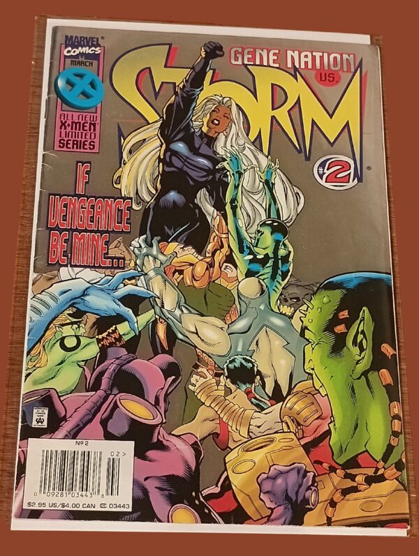 Storm #2 | Gene Nation Saga | Marvel Comics March 1996 Limited Series