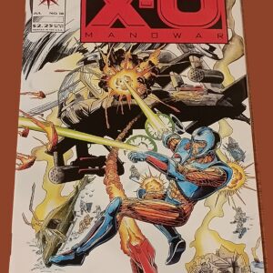X-O Manowar #18 | Valiant Comics July 1993 | Classic Armor vs. Firepower Battle
