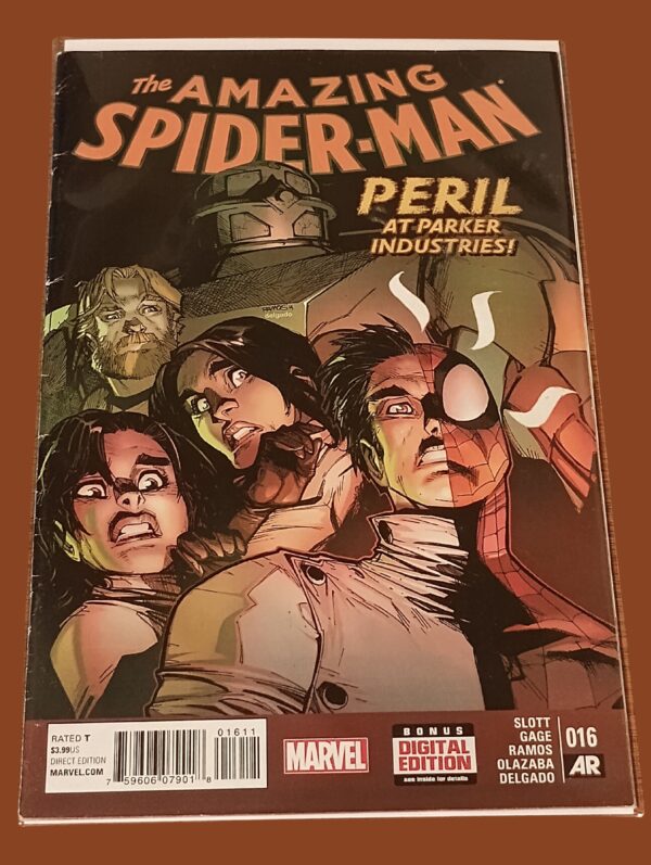 The Amazing Spider-Man #16 (Vol. 4, 2016) – Peril at Parker Industries!