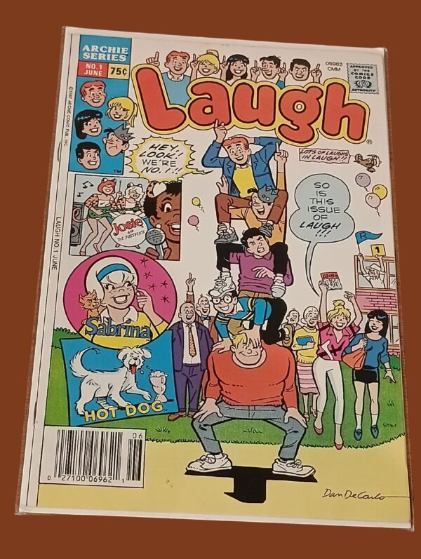 Laugh #1 (June, Archie Comics) – Dan DeCarlo Cover, Sabrina, Josie & the Pussycats, and Hot Dog Appearances!