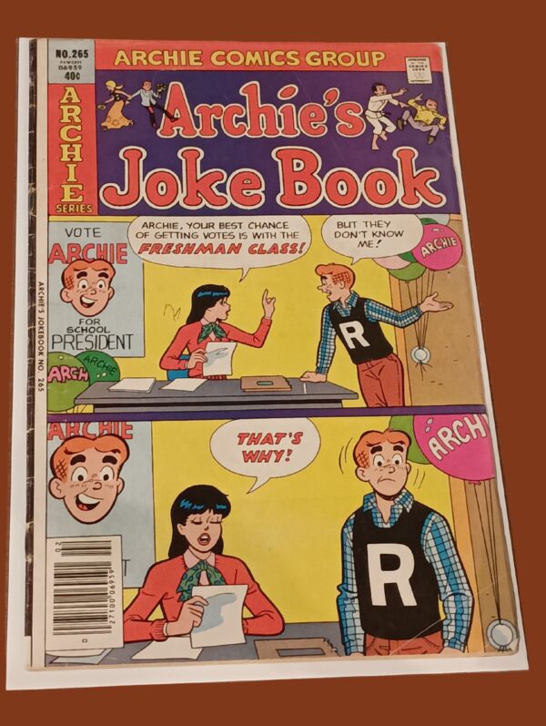 Archie’s Joke Book #265 – Classic 1980 Gag Cover | Archie Comics Humor Gold