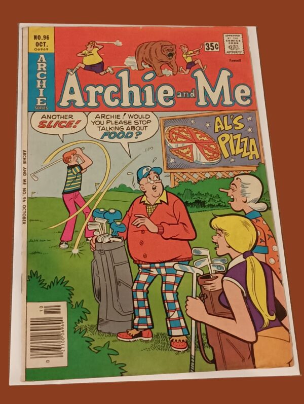 Archie and Me #96 (October 1977) – Golf Gags and Pizza Cravings!