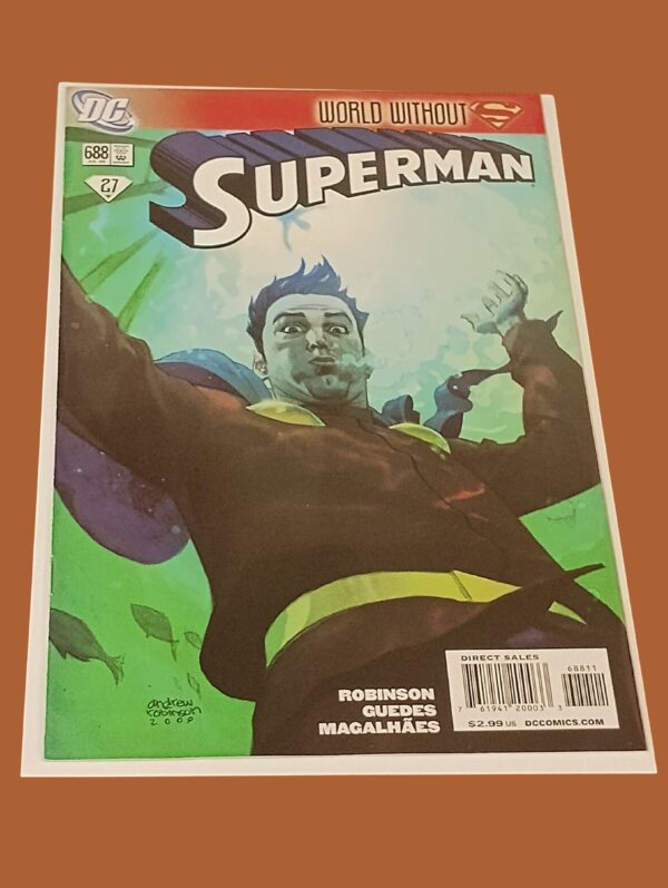 Superman #688 (2009) – World Without Superman: Mon-El in Deep Water