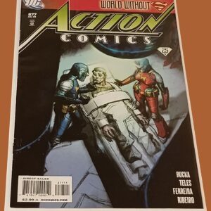 Action Comics #877 (2009) – World Without Superman: Nightwing & Flamebird Mission Deepens