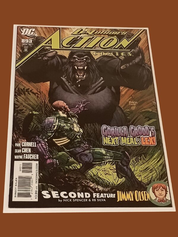 Action Comics #893 (2010) – Lex Luthor vs. Gorilla Grodd + Jimmy Olsen Backup