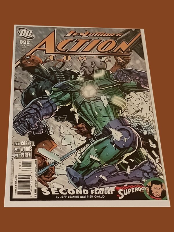 Action Comics #892 (2010) – Lex Luthor’s Rise Continues + Superboy Second Feature