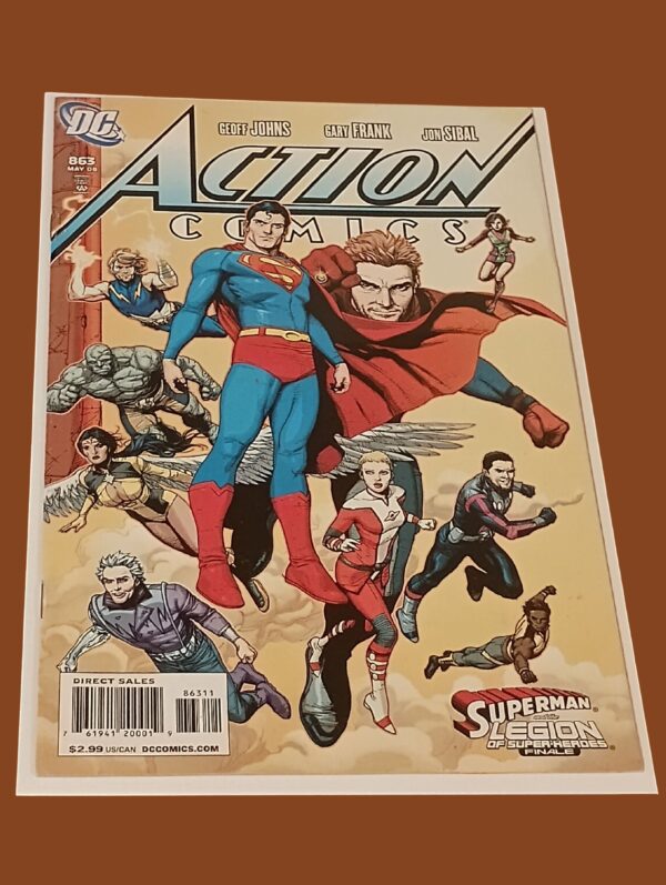 Action Comics #863 (2008) – Superman and the Legion of Super-Heroes Finale