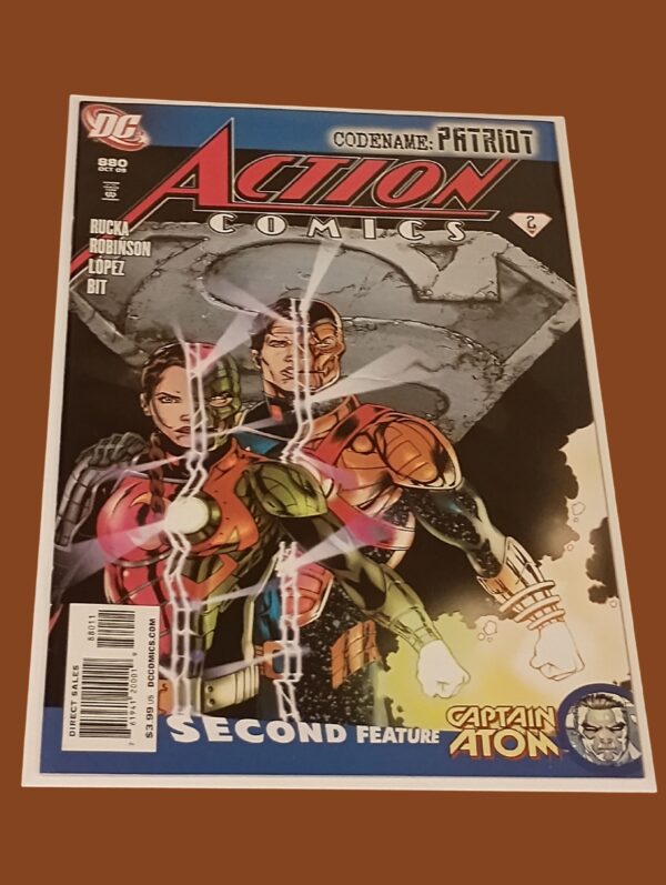 Action Comics #880 (2009) – Codename: Patriot Part 2 + Captain Atom Second Feature
