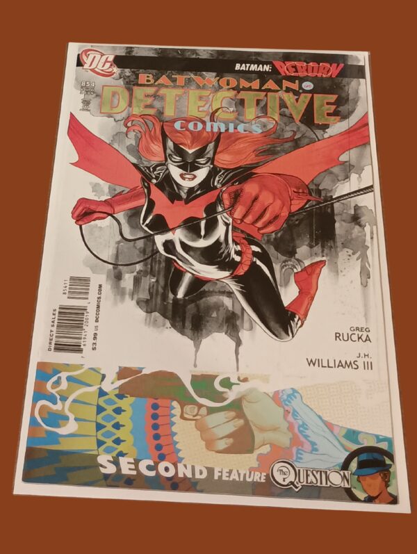Detective Comics #854 (2009) – Batwoman Debuts as Lead | Rucka & J.H. Williams III | First in “Elegy” Arc