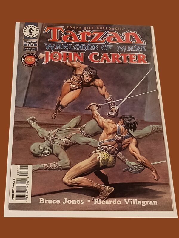 Tarzan/John Carter: Warlords of Mars #3 (Dark Horse Comics) – Bruce Jones & Ricardo Villagran