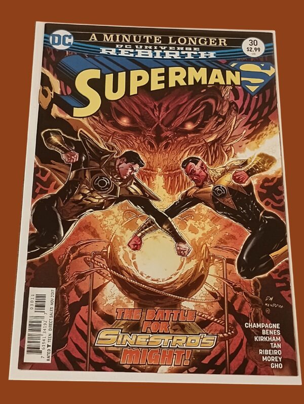 Superman #30 – DC Rebirth (2017) | The Battle for Sinestro’s Might! | Yellow Lantern Showdown